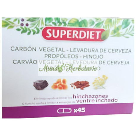 Cuarteto de Hinojo Hinchazones 45 cápsulas Superdiet