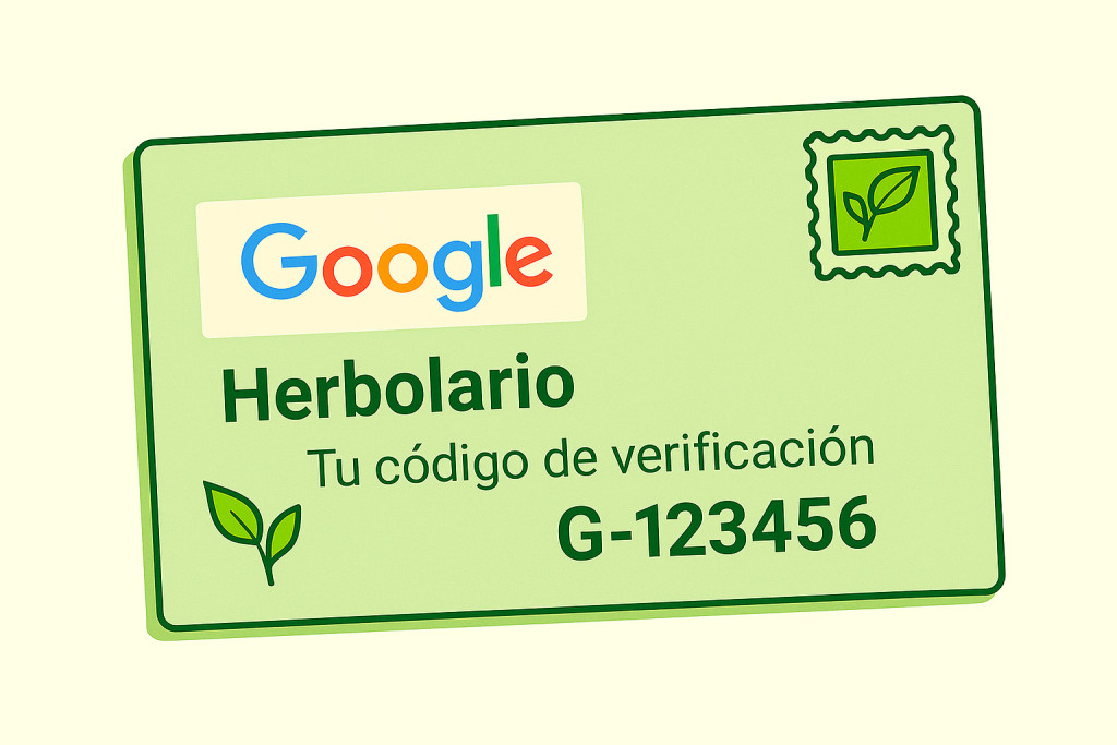 Ejemplo de carta de verificación de Google
