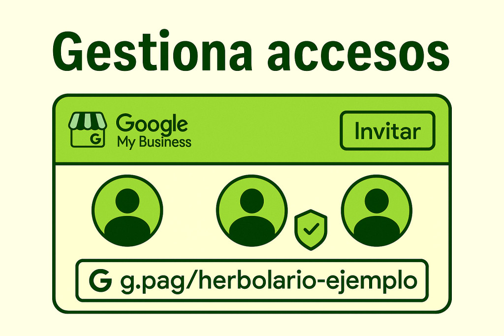 Gestión de accesos en Google My Business