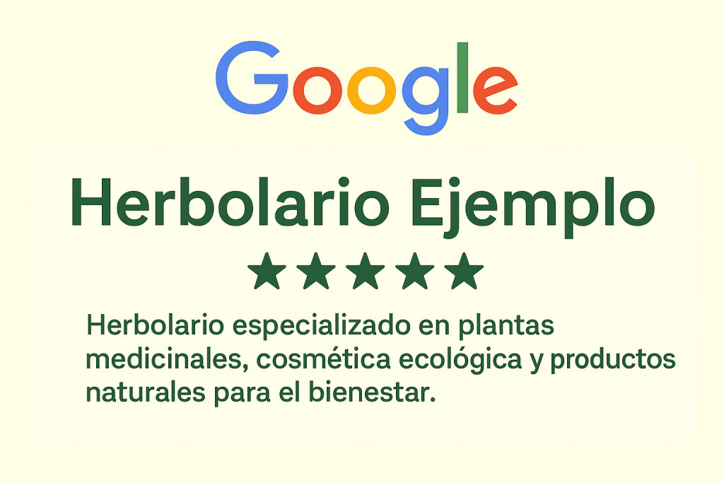 Ejemplo de descripción en una ficha GMB