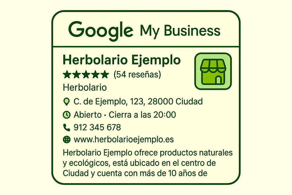 Ficha con información completa y optimizada